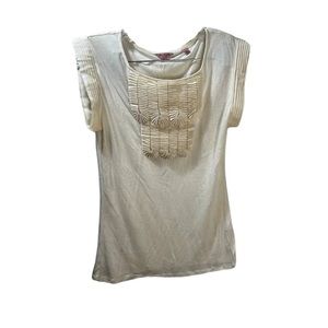 Ted Baker Cream Top - Ted Size 2